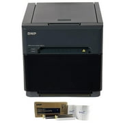 DNP QW410 4.5-inch Dye-Sublimation Professional Photo Printer Essential Bundle with 4x6-inch DNP Digital Media, 2 Rolls 300 Total Prints