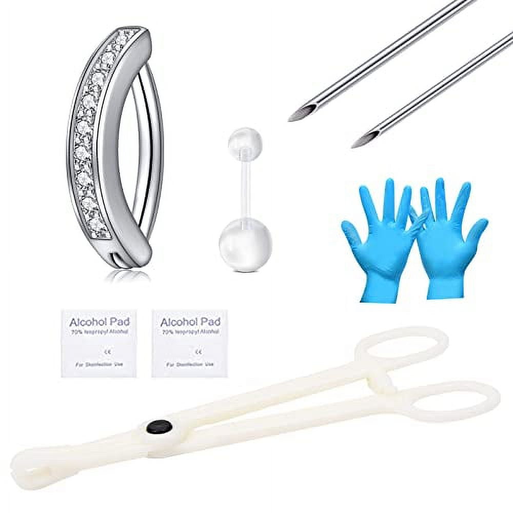 QWALIT Belly Button Piercing Kit Belly Piercing Kit Navel Piercing Kit