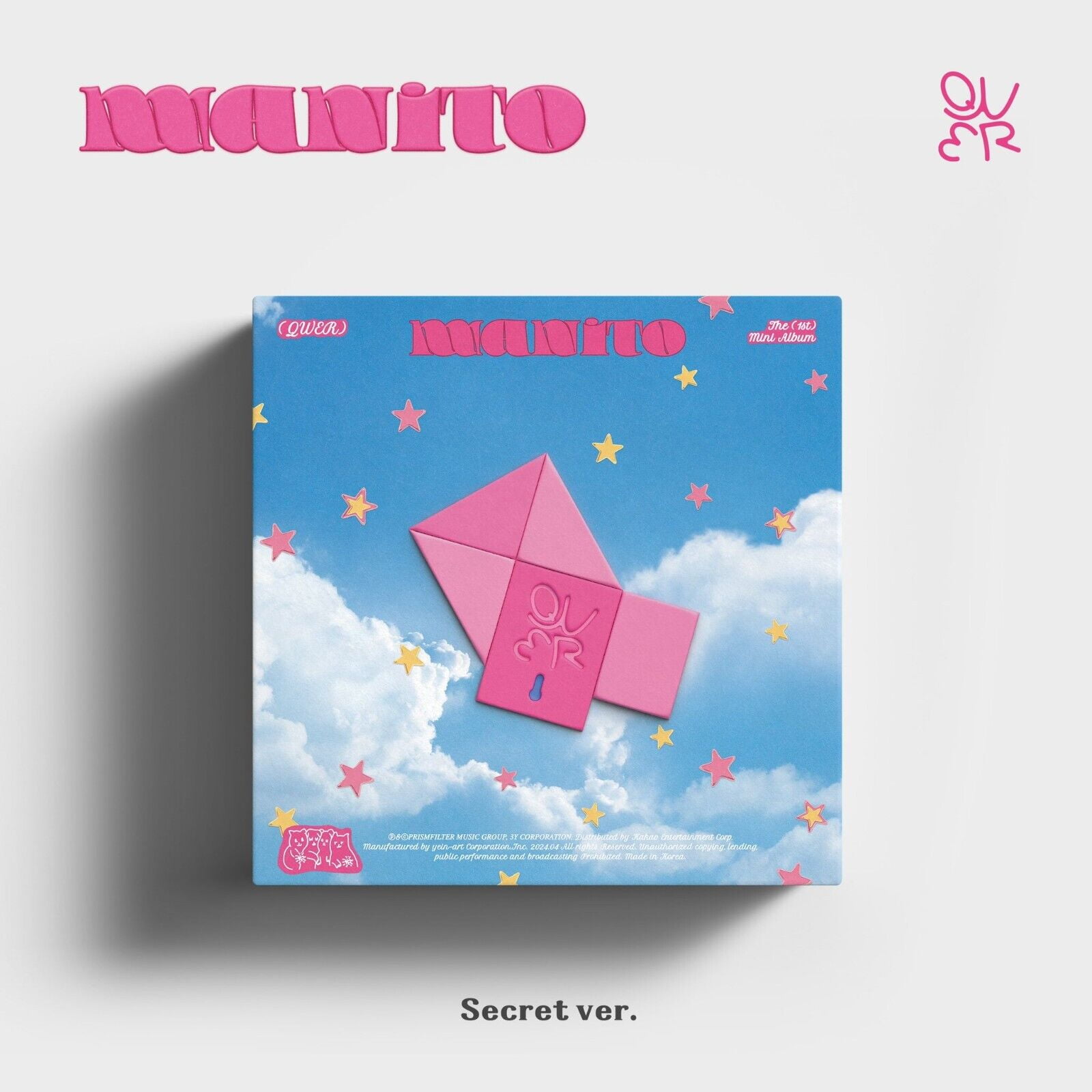 QWER MANITO Secret ver. CDアルバム未開封 QWER 1st Mini Album MANITO [Secret ver.] - メルカリ