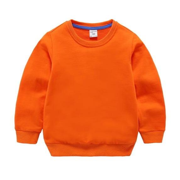 QWERTY Baby Boys Girls Solid Loose Hoodie Sweatshirt Warm Tops for Kids Size 2-3 Years