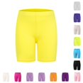 thumbnail image 1 of QWERTY Girls Summer Elastic Waist Shorts Back to School Casual Playground Recess Ready Bottoms Size 5-6 Years, 1 of 3