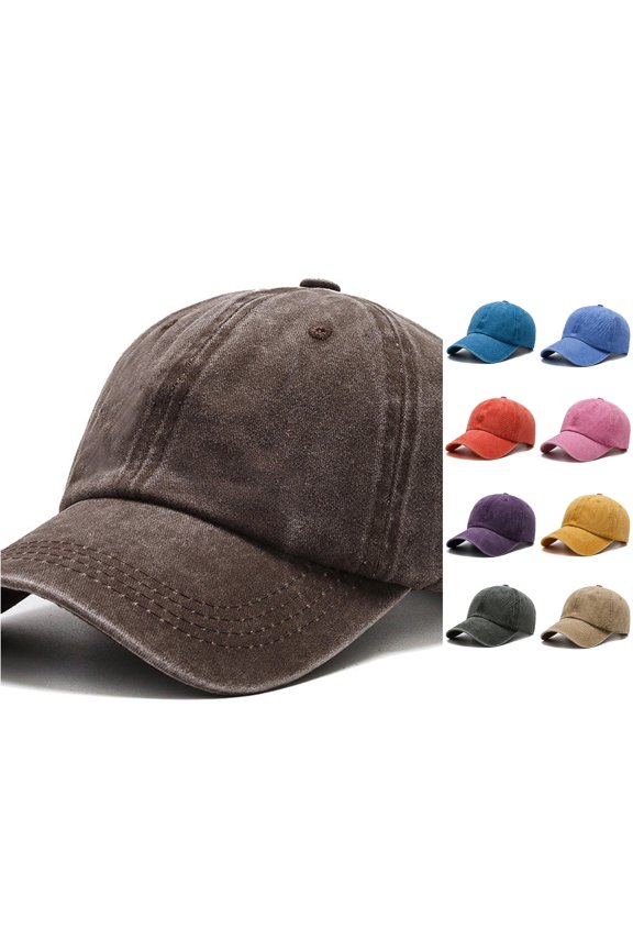 Heart Embroidered Baseball Cap Pure Washed Dad Hat for Men Women Fashion Sun Cap