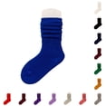 thumbnail image 1 of QWERTY Kids Soft Mid Crew Socks for Toddlers Boys Girls Everyday School Play Size 6-8 years, 1 of 5