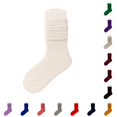 thumbnail image 1 of QWERTY Kids Soft Mid Crew Socks for Toddlers Boys Girls Everyday School Play Size 6-8 years, 1 of 5
