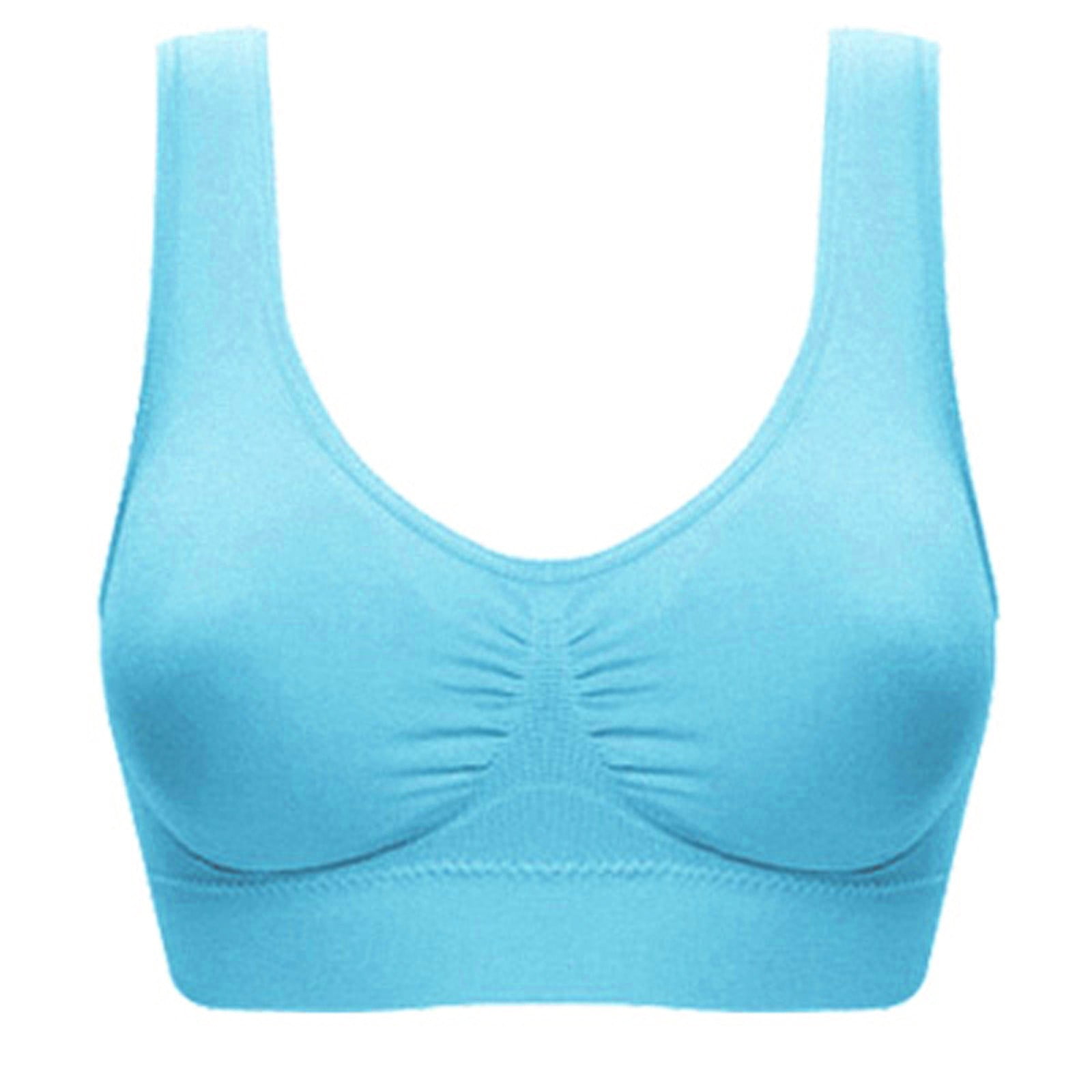 QWERTYU Women High Impact Sports Bras Wirefree Comfort Sports Bra 3XL ...