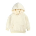 thumbnail image 1 of Sweatshirt For Teen Boys Toddler Pullover Children Solid Plus Babies Hooded Color Top Coat Tops Sweathirts 8 Years-9 Years, 1 of 6
