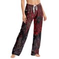 thumbnail image 1 of QWKLEAJ Halloween Pajama Pants Men Spooky Sleepwear Lounge Pants Horror Themed Fleece Trousers Pumpkin Ghost Print Loungewear Mens Sleep Bottoms Funny Halloween Night Pants, 1 of 6