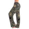 thumbnail image 1 of QWKLEAJ Halloween Pajama Pants Women Flannel Lounge Sleepwear Loose Fit Elastic Waist Long Trousers Holiday Party Casual Home Wear Cute Pumpkin Print Cozy Winter Bottoms, 1 of 5