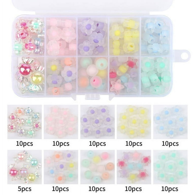 Girls DIY Bead Set Jewelry Making Kit for Kids Girl Pearl Beads