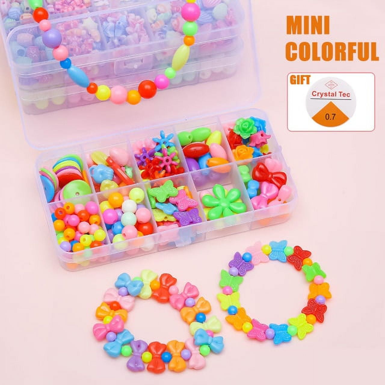 DIY Bead Set Jewelry Making Kit for Kids Girl Pearl Beads for Bracelets  Rings Necklaces Creativity Beading Kits Art Craft - AliExpress