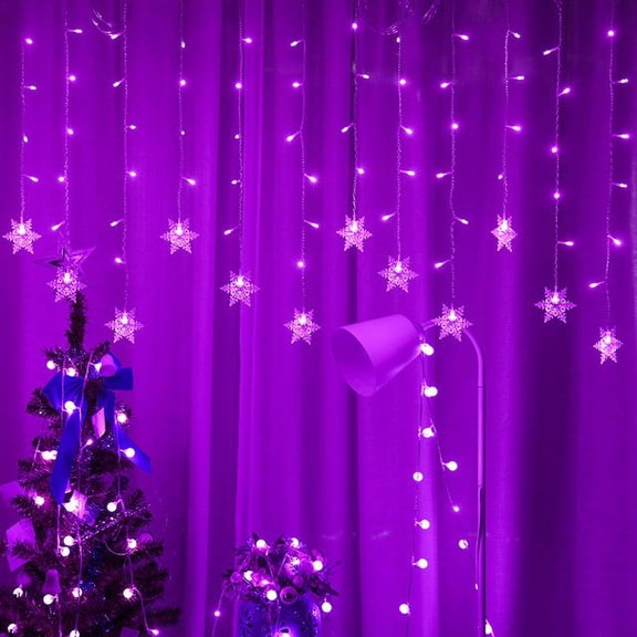 QWZNDZGR LED Curtain Garland on The Window USB Power Fairy Lights Festoon with Remote New Year Garland Led Lights Christmas Decoration