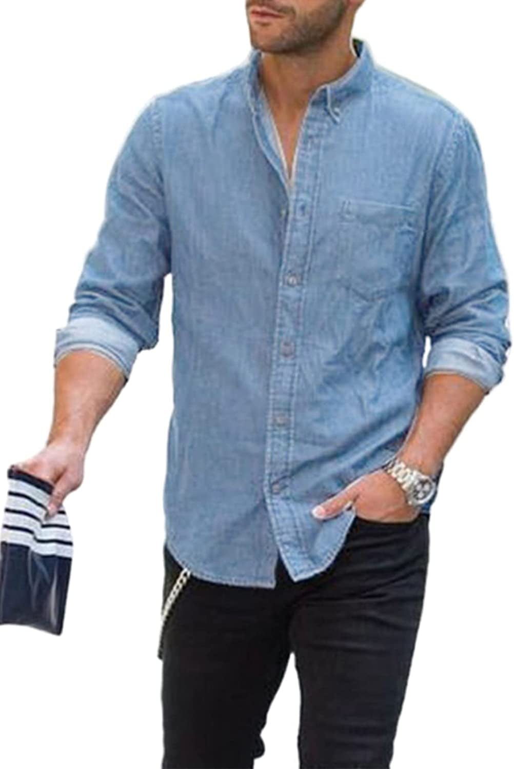 Stretch Shirt Paper Denim And Cloth Mens Shirts Paper Denim Cloth