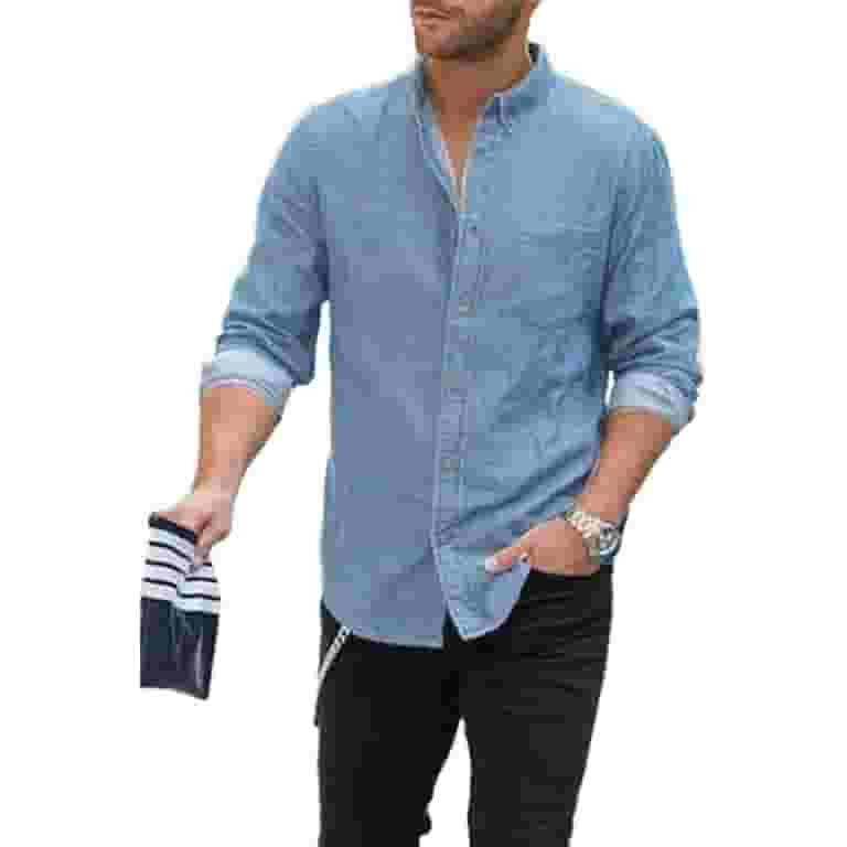 Stretch Shirt Paper Denim And Cloth Mens Shirts Paper Denim Cloth