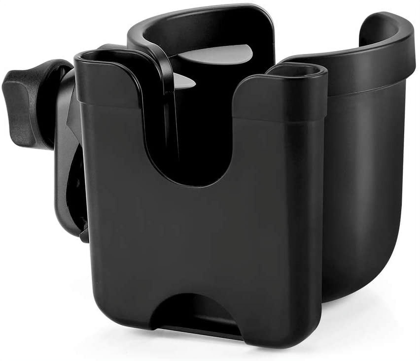 QWZNDZGR Walker Cup Holder with Phone Holder, 2in1 Wheelchair Cup