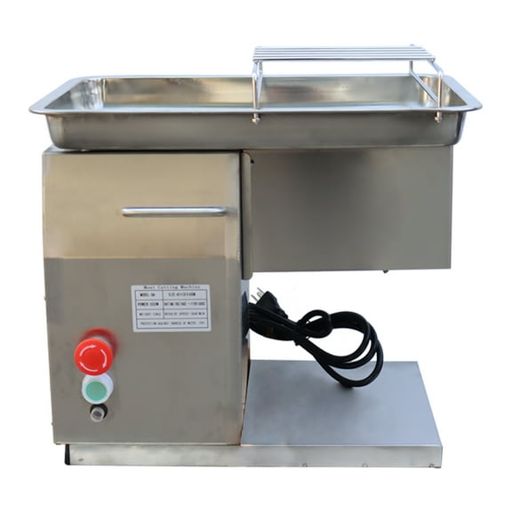 QX Commercial Meat Cutter Slicer Shredder with 8MM Blade 250Kg/H Stainless Steel