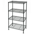 thumbnail image 1 of QXDRAGON 4 Shelf Metal Storage Rack, Wire Shelving Units and Storage, Adjustable Kitchen Storage Rack Organizer, Backers Rack for Kitchen Garage Closet Pantry Laundry Bathroom, 19.69"x11.8"x31.5", 1 of 6