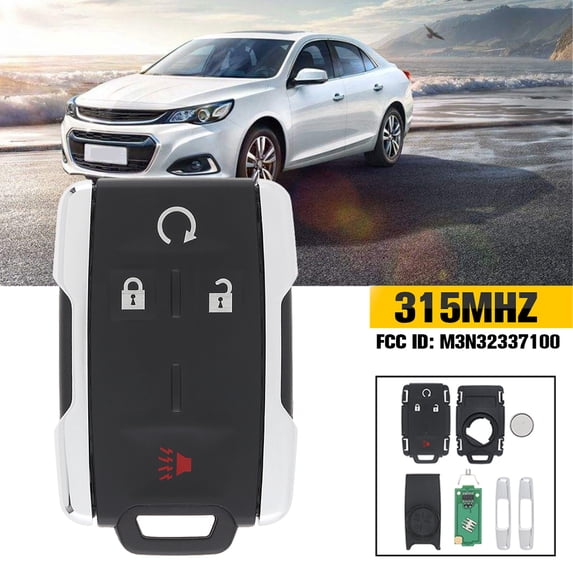 QXDRAGON Keyless Remote Key Fob for Chevrolet Silverado GMC Sierra 2014-2015 M3N-32337200