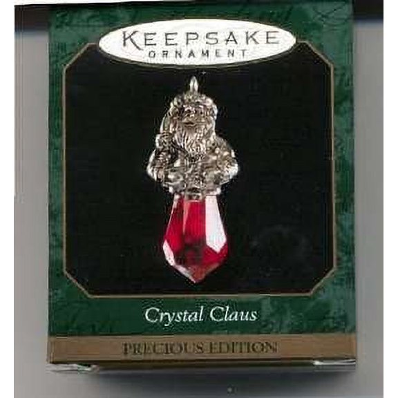 QXM4637 Crystal Claus 1999 Miniature Hallmark Keepsake Ornament Precious Edition