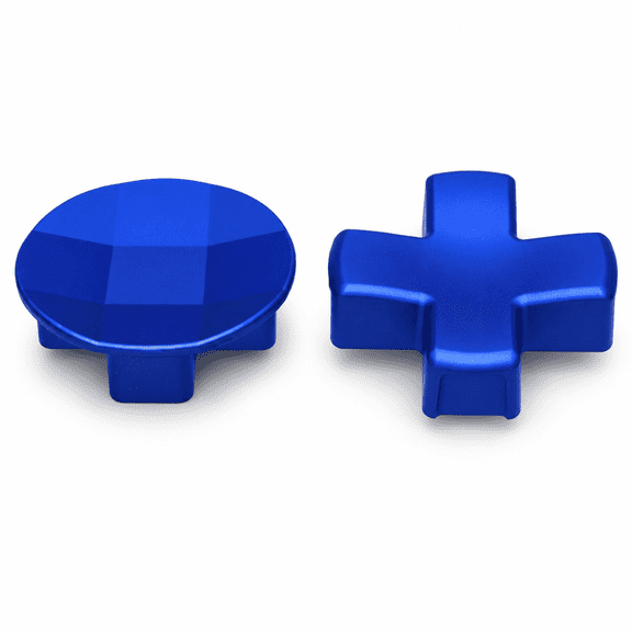 QXWPBV 2 Pack Directional Pad Buttons for Xbox Elite Series 2 Core and Xbox One Elite Controllers, Magnetic Metal, Blue