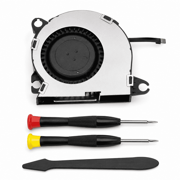 QXWPBV Internal Cooling Fan for Nintendo Switch HAC-001, 4-Piece Repair Kit