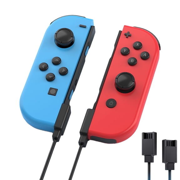 QXWPBV Charging Cable Compatible with Nintendo Switch Joy Con Controllers, 98.4 Inch Charge and Play Cable, Black