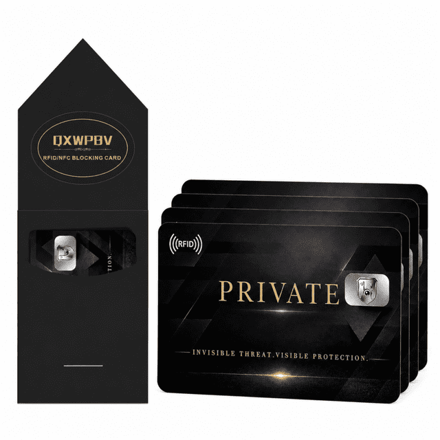 Id Card For Rfid QXWPBV RFID Blocking Cards for Wallet, NFC Shield for Credit Card, ID ...