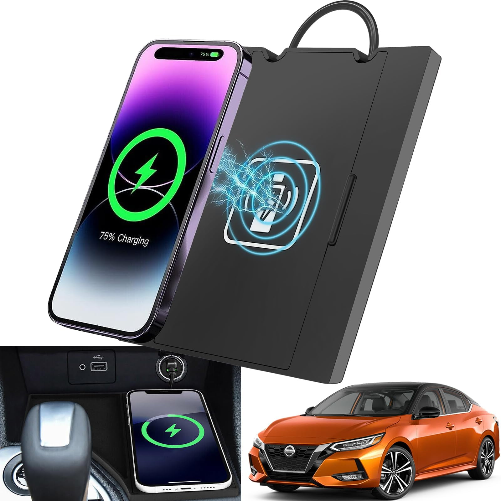 Charging Pad Nissan Wireless Smartphone Charger Car Wireless