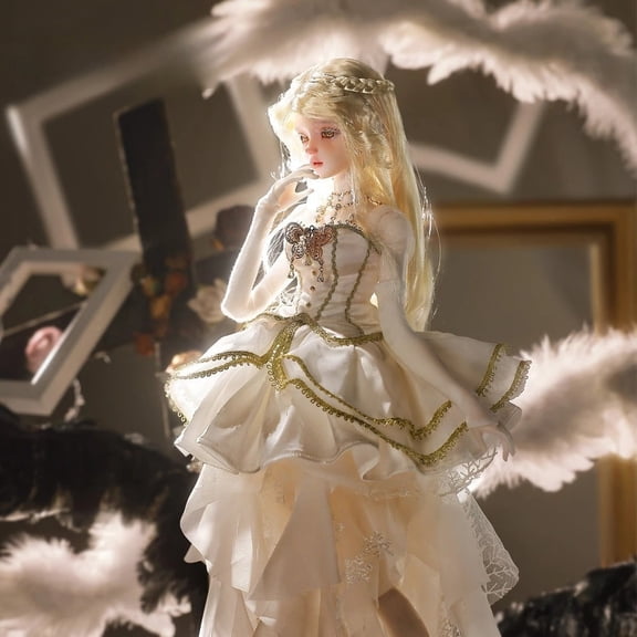 Shuga fairy QY- 1/4 44cm Celestial Oracle BJD Dolls Full Set- Resin Material