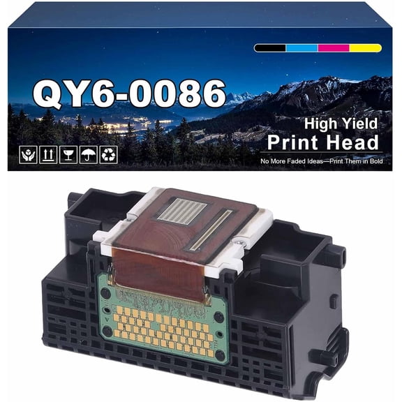 QY6-0086 Print Head Combo Pack, Compatible for Canon MX728 MX928 IX6780 IX6880 IX6820 MX722 MX922 Printers, High Print Volume, Long Lasting Durability