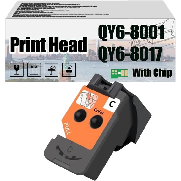 QY6-8001 QY6-8017 Print Head Printhead, Compatible for Canon G1100 G2100 G3100 G4100 G1110 G1111 G2110 G2111 G3110 G3111 G4110 G4111 Printers —— High Print Volume with Chip