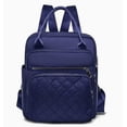 thumbnail image 1 of QYMHOODS Women's Multi-Pocket Convertible Backpack, Lightweight Shoulder Bag with Quilted Front Pocket, 1 of 5