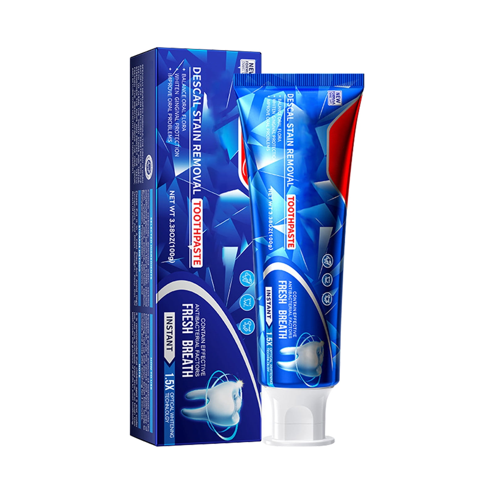 QYROS 1.5X Instant Whitening Toothpaste Balance Oral Whiten Gingival ...