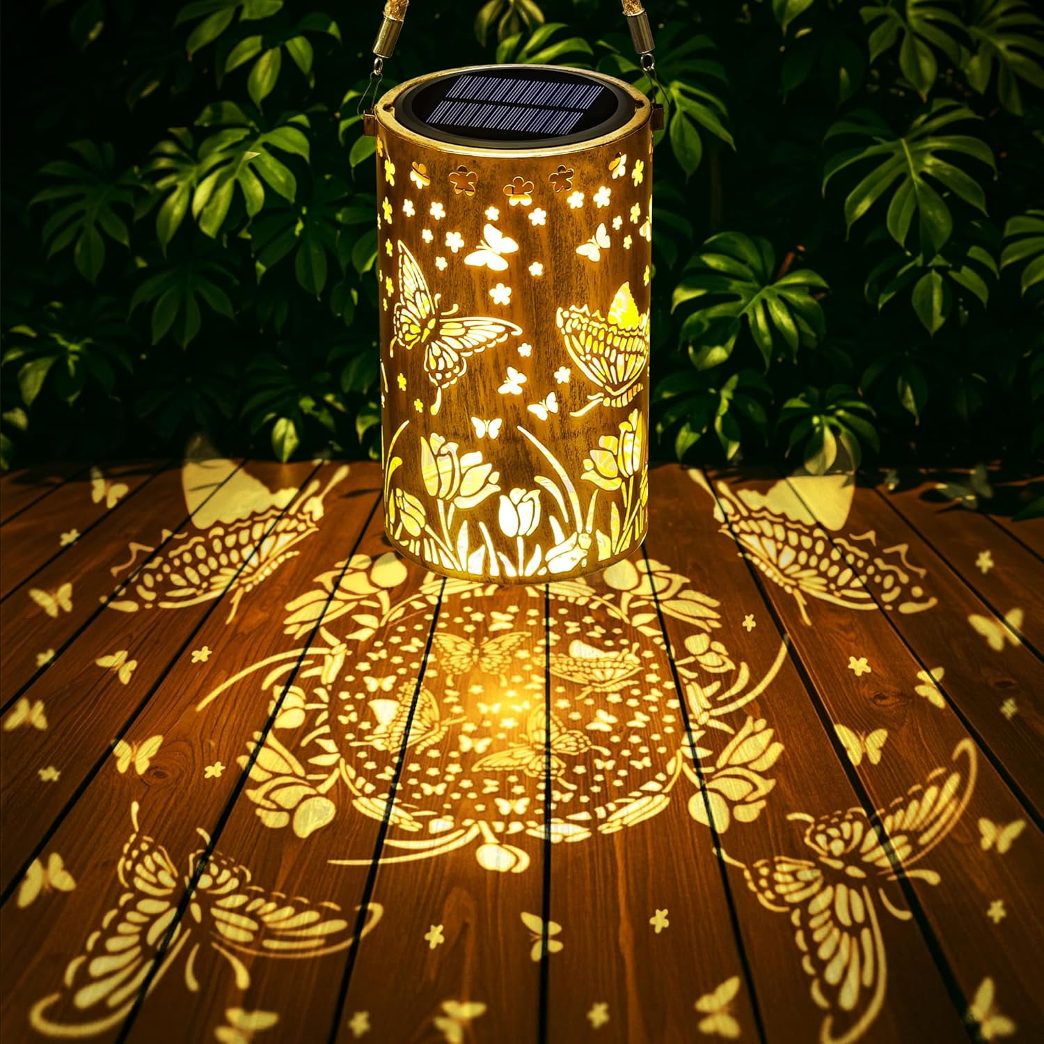 Toodour Solar Lantern Outdoor, Upgrade Hangng Solar Outdoor Lghts