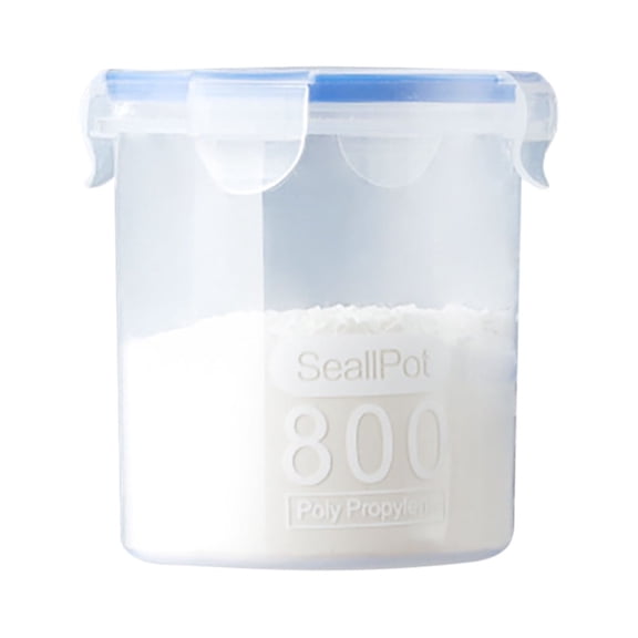 QYXQPYO Clearance Grain Sealed Jars Grain Storage Bins Sealed Storage Bins Kitchen Storage Bins Bag Lid Storage Bins Grain Storage Silos for Cereals Flour Sugar Rice, 600ml