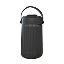 QYXQPYO Insulated Travel Coffee Mug Travel Coffee Cups Insulated Mug Thermal Tumbler to Go with Lid Leak Proof Reusable Stainless Steel Coffee Mug for Hot and Cold Drink, Black