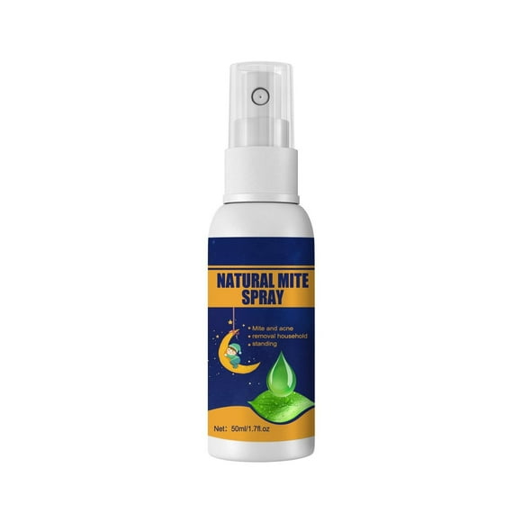 QYXQPYO Mite Killer Spray Removes Dust Mites Spray Bed Bug & Dust Mite Killer Natural Spray for Bedding, Carpets & Furniture Human Safe Clothes Mite Treatment for Pillow Quilt 50ml/1.7fl.oz