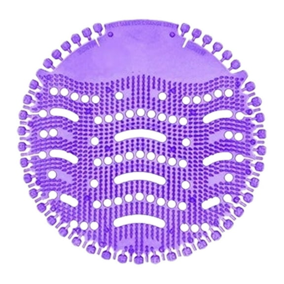 QYXQPYO Urinal Screens, Urinal Screen Deodorizer, Urinal Cakes Anti-Splash Odor Protection, Urinal Cakes Pads Fresh 3d Wave Anti-Splash for Men Toilet Bathroom Airport Office Mall Hotel, Purple