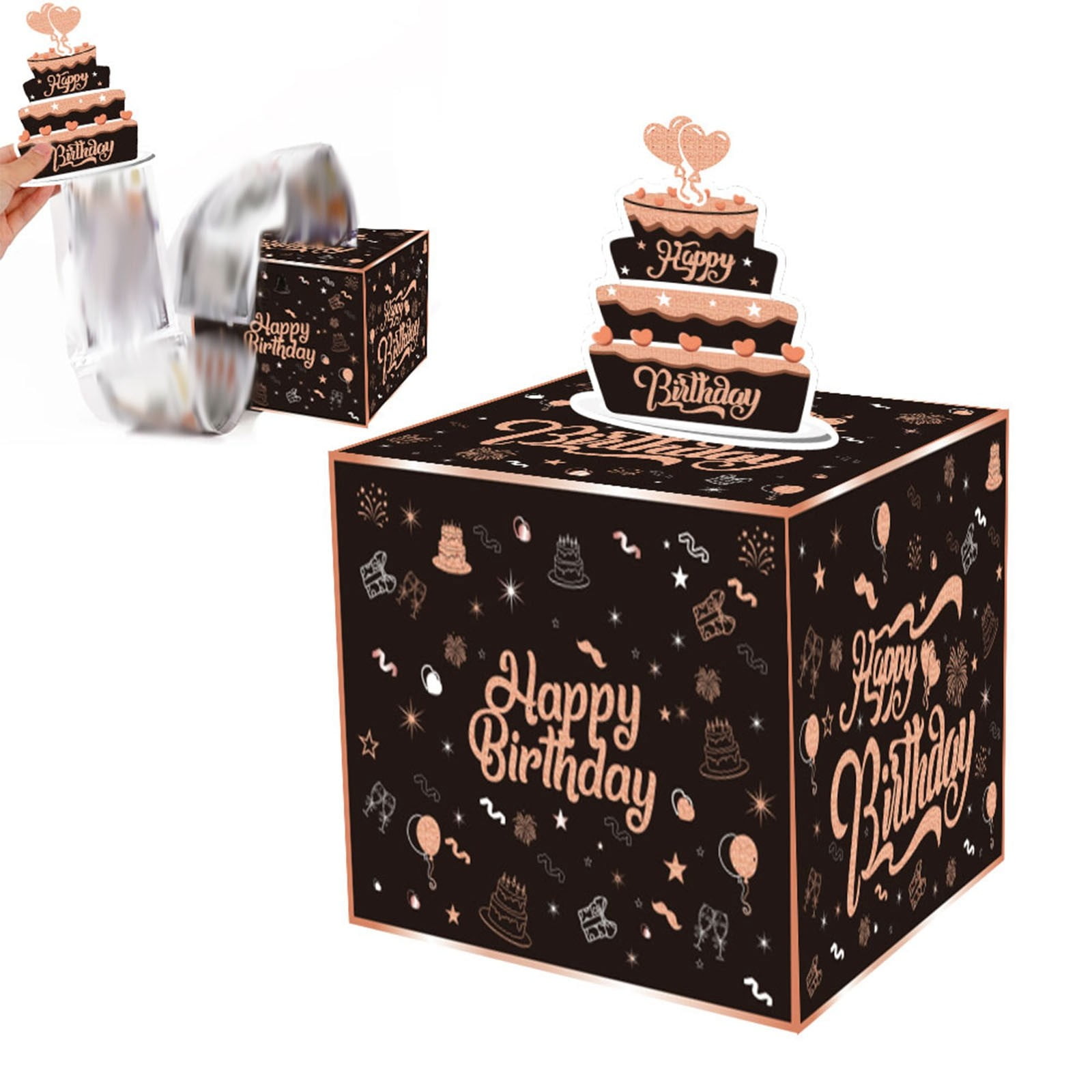 QYY Birthday Box For Gift Pull Roll Gift Boxes For Kids Adults With