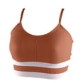 thumbnail image 1 of QYZEU Bras for Women Underwire Thin Strap Lift Bra Fashion Sexy Sports Bra Fitness Yoga Pad Sportswear Push Up Bralette Solid Breathable Soft Comfy Bras Coffee One Size, 1 of 3