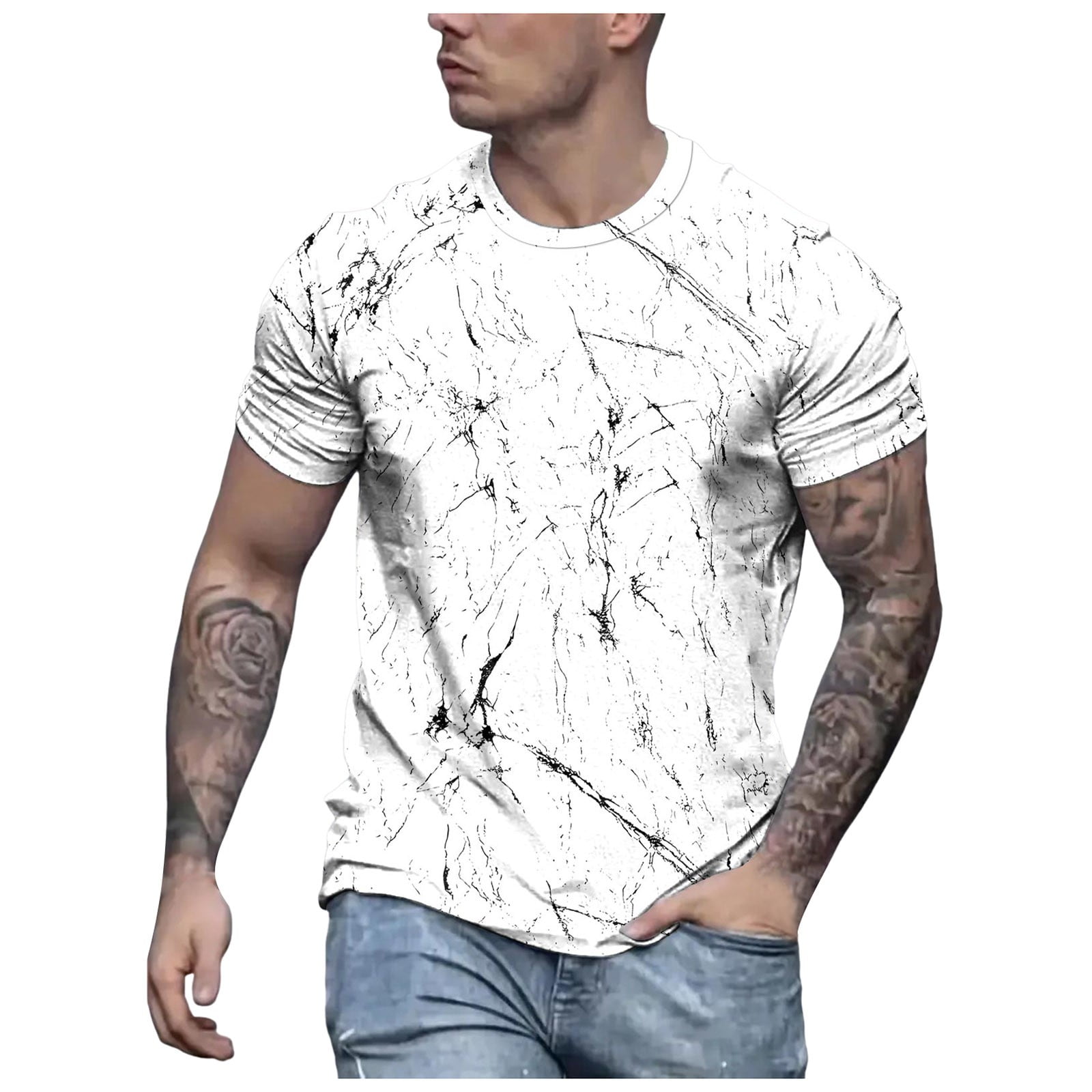 QYZEU Tshirts Shirts for Men Simple Printing Casual T Shirt Short QYZEU Tshirts Shirts for Men Simple Printing Casual T Shirt Short