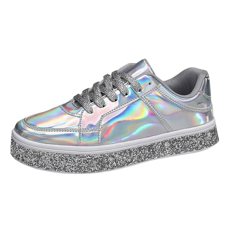 lady　1001 QYZEU Women's Shoes Sneaker Heels for Women Women's Leather