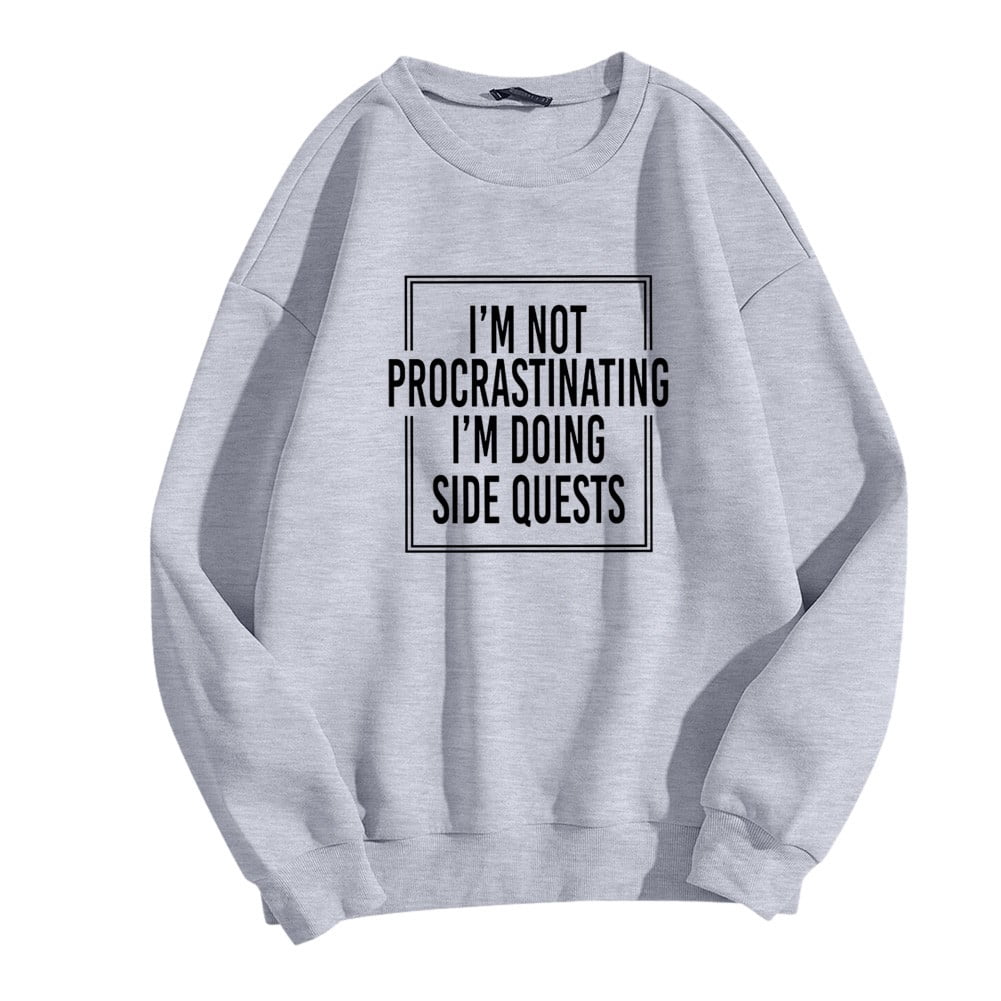 Men's 2-Piece Sweat Set - Long Sleeve Graphic Sweatshirt & Baggy Drawstring Sweatpants, Loungewear