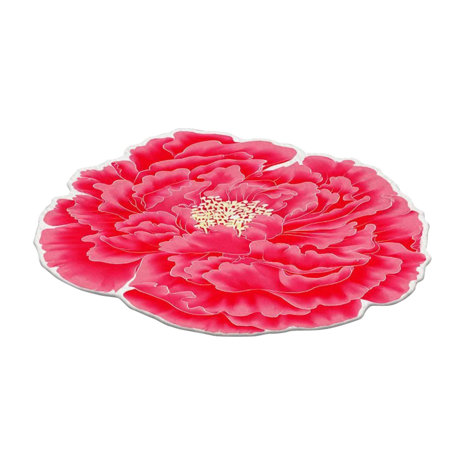 QZLXDSZ Carpet Clearance! Heat Transfer 3D Shaped Flower Floor Mat Sofa