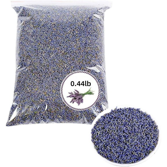 QZS 0.44lb Lavender Buds Decoration,Durable Dry Lavender Flower Buds for Fresh Fragrance,Organic Flower Decoration for Crafts,DIY Projects