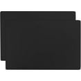 thumbnail image 1 of QZS 15.8x23.6x0.06In Durable Large Silicone Mat,Set of 2 Black Non-slip Waterproof Countertop Protector Mat for Tableware,Trivet,Dish, 1 of 6