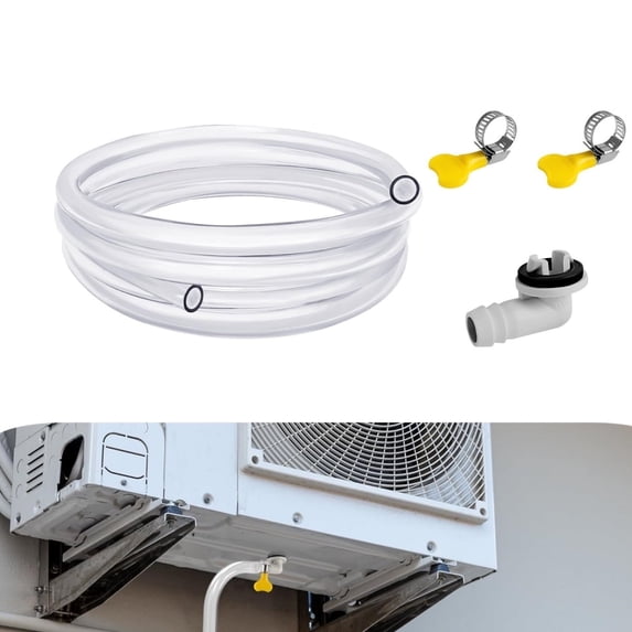 QZS Air Conditioner Drain Hose,1Pack Portable Universal AC Drain Pipe Replacement,Durable Leakproof Ac Hose for Home,Office