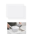 thumbnail image 1 of QZS Clear Non-Slip Dining Table Mat,15.8x23.6x0.06In Durable Silicone Countertop Protector,Portable Heat Resistant Silicone Mat for Kitchen(2Pcs), 1 of 7