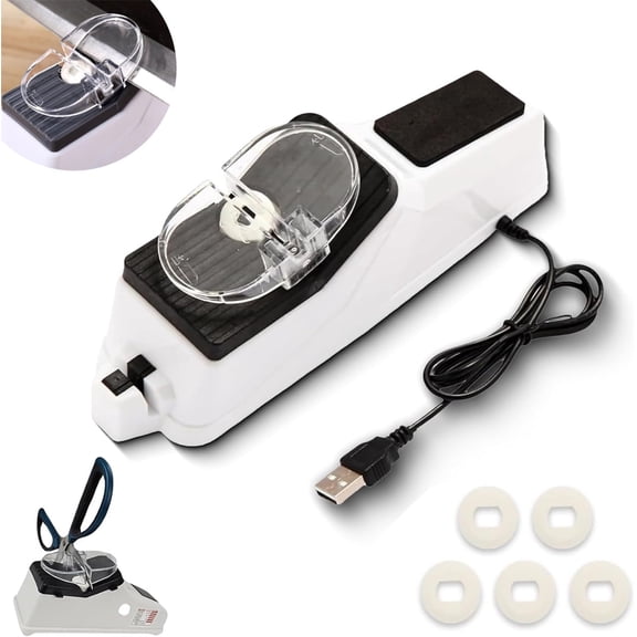 QZS Convenient Cutlery Sharpener,Multifunctional Double Sided Portable Knife Sharpener,Precision Sharpening for Kitchen, Hunting, and Pocket Knives,1Pack