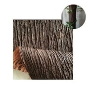 QZS Fake Bark,Fake Bark for Pillars Pipes Street Light Poles Wrapping Simulation Decoration Indoor Outdoor Tree Trunk Wall and Fake Christmas Tree,39.4x15.7"
