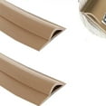 thumbnail image 1 of QZS Flexible Rug Edge Protector,Brown Waterproof Flooring Transition Strips,Portable Carpet Threshold for Home Improvement,Commercial,1pack, 1 of 6
